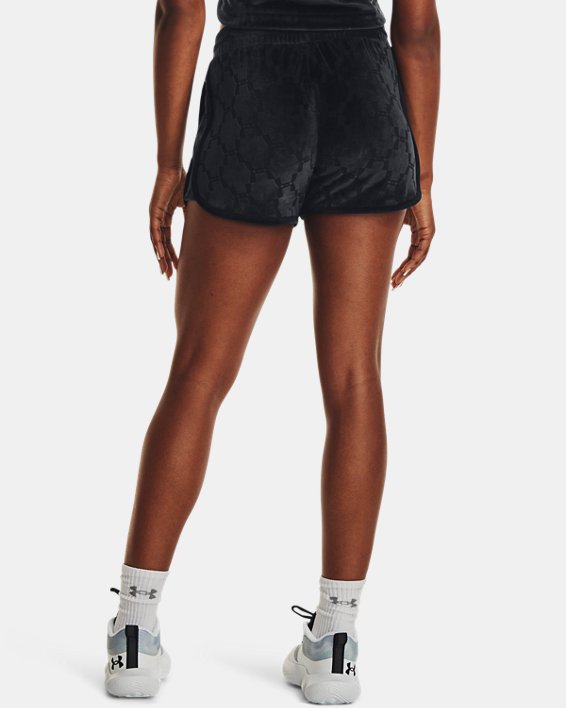 Women's UA Velour OG Shorts, Black, pdpMainDesktop image number 1